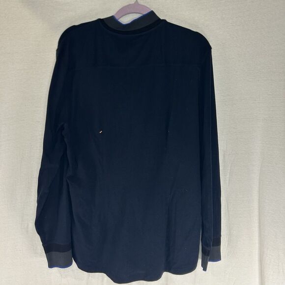Kit and Ace Shirt Mens Large L Blue Button Up Long Sleeve Casual Cashmere Blend - Picture 4 of 6